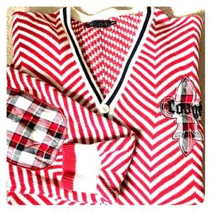 Coogi Cardigan Sweater